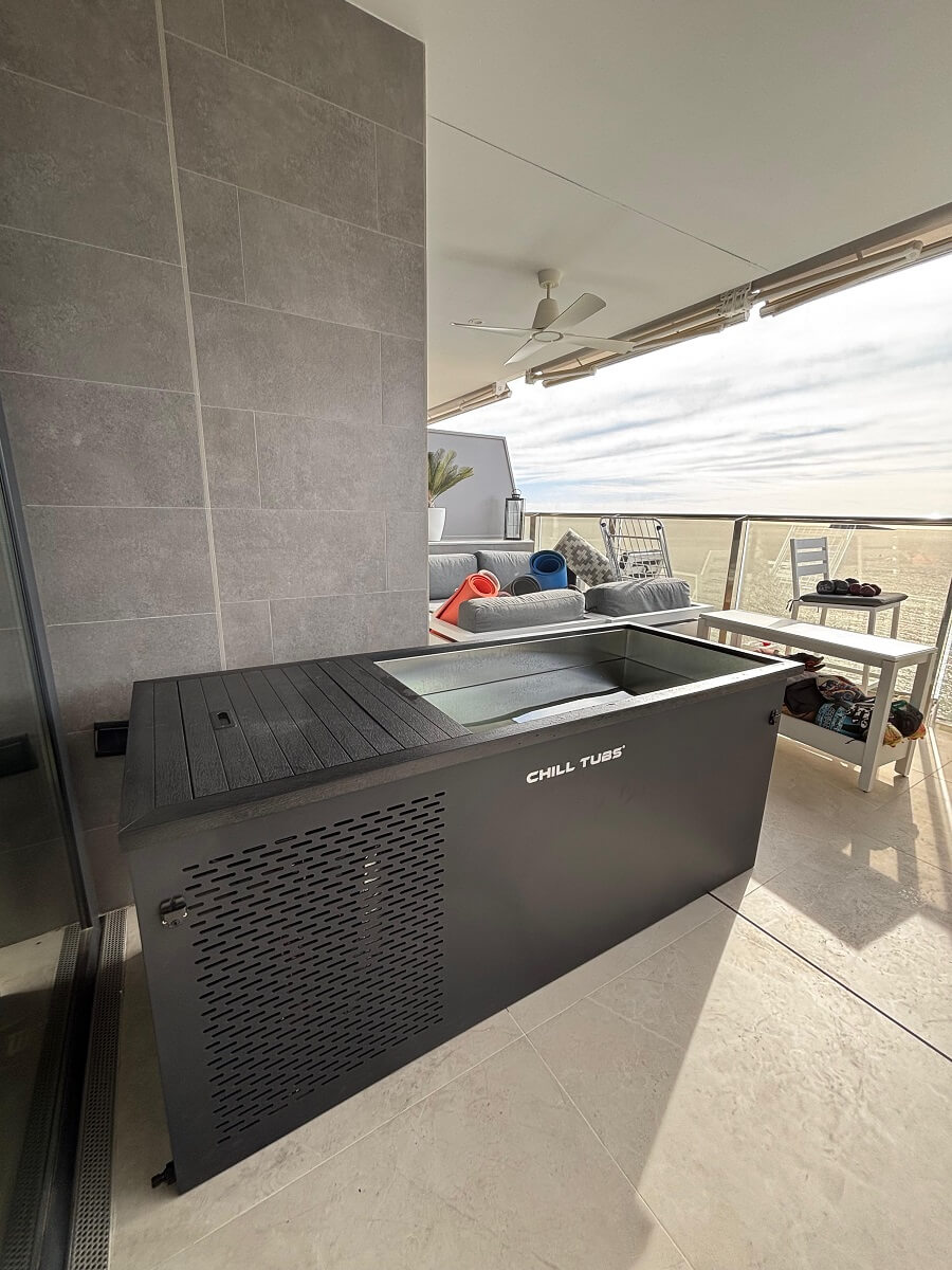 cold plunge instalacion en vivienda