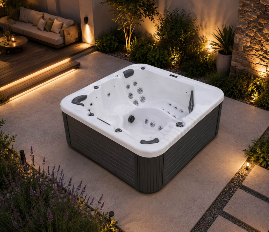 gama essential jacuzzi exterior